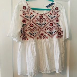 Francesca’s “Blue Rain” Blouse in size Med
